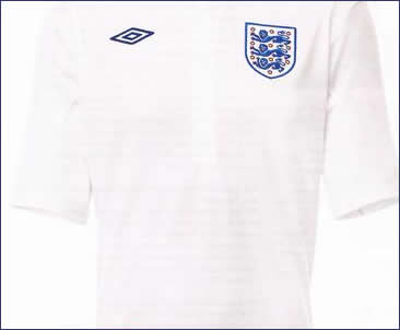 St Georges Crosses on England Shirt