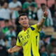 Cristiano Ronaldo pictured playing for Al-Nassr in Saudi Arabia