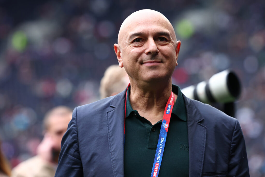 Daniel Levy pictured at an NFL event in 2024