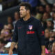 Atletico Madrid boss Diego Simeone pictured on the touchline