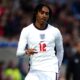 Djed Spence pictured playing for England's U21 team in 2022