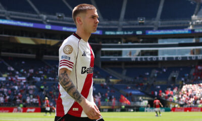 Franco Mastantuono pictured at the 2025 FIFA Club World Cup with River Plate