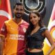 Ilkay Gundogan and wife Sara Arfaoui pictured together in September 2025 after he joined Galatasaray