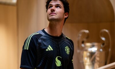 Senne Lammens pictured shortly after signing for Manchester United in September 2025