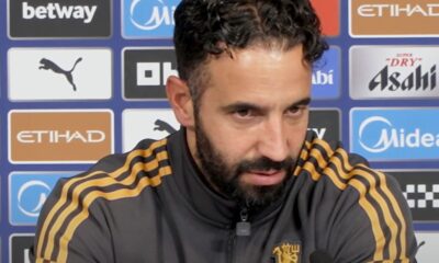 Ruben Amorim in Manchester United press conference