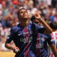 Senny-Mayulu pictured celebrating a goal for PSG at the 2025 Club World Cup