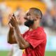 Mohamed Salah pictured applauding fans