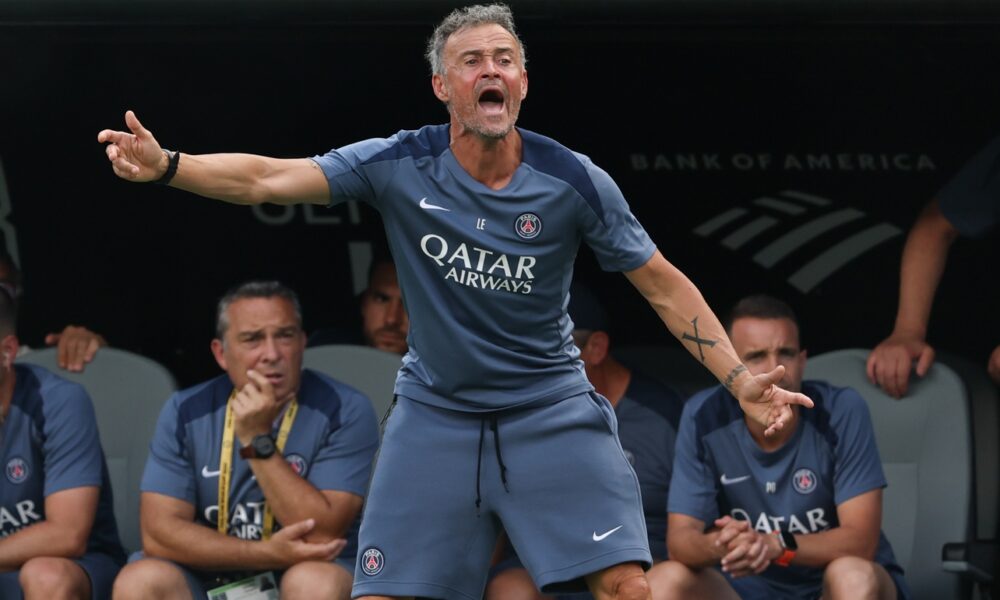 PSG low blocks Enrique