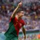Cristiano Ronaldo pictured celebrating goal for Portugal at the 2022 FIFA World Cup