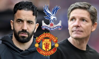 Ruben Amorim and Oliver Glasner pictured side by side