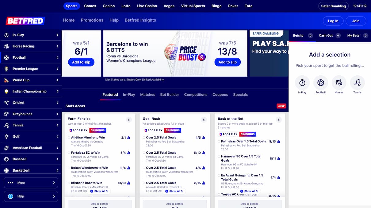 Betfred Bookie