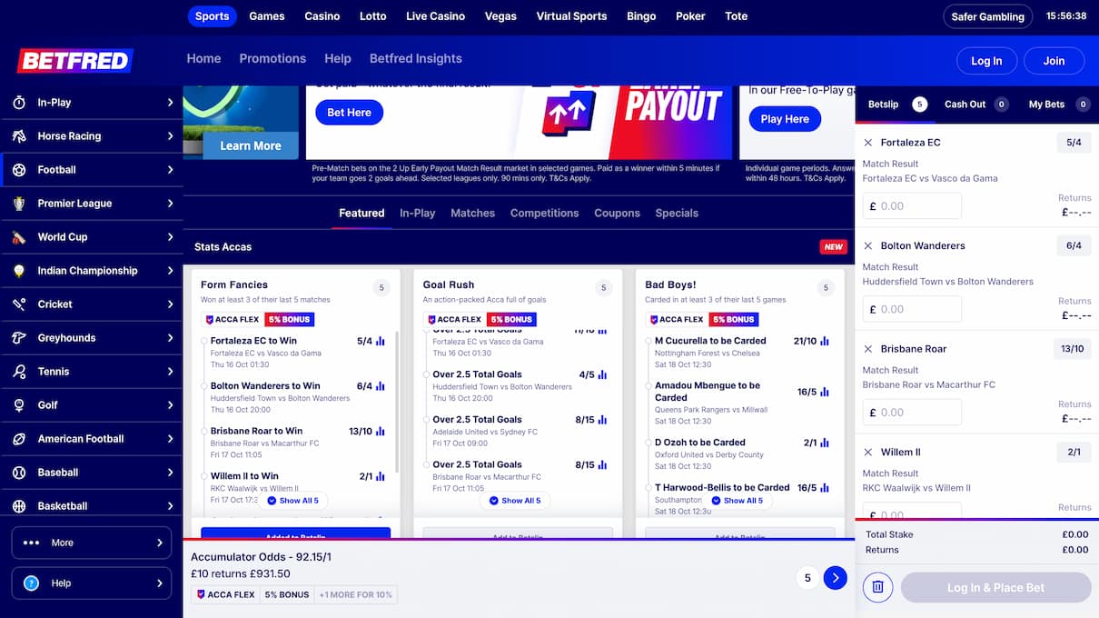 Betfred Acca Bet