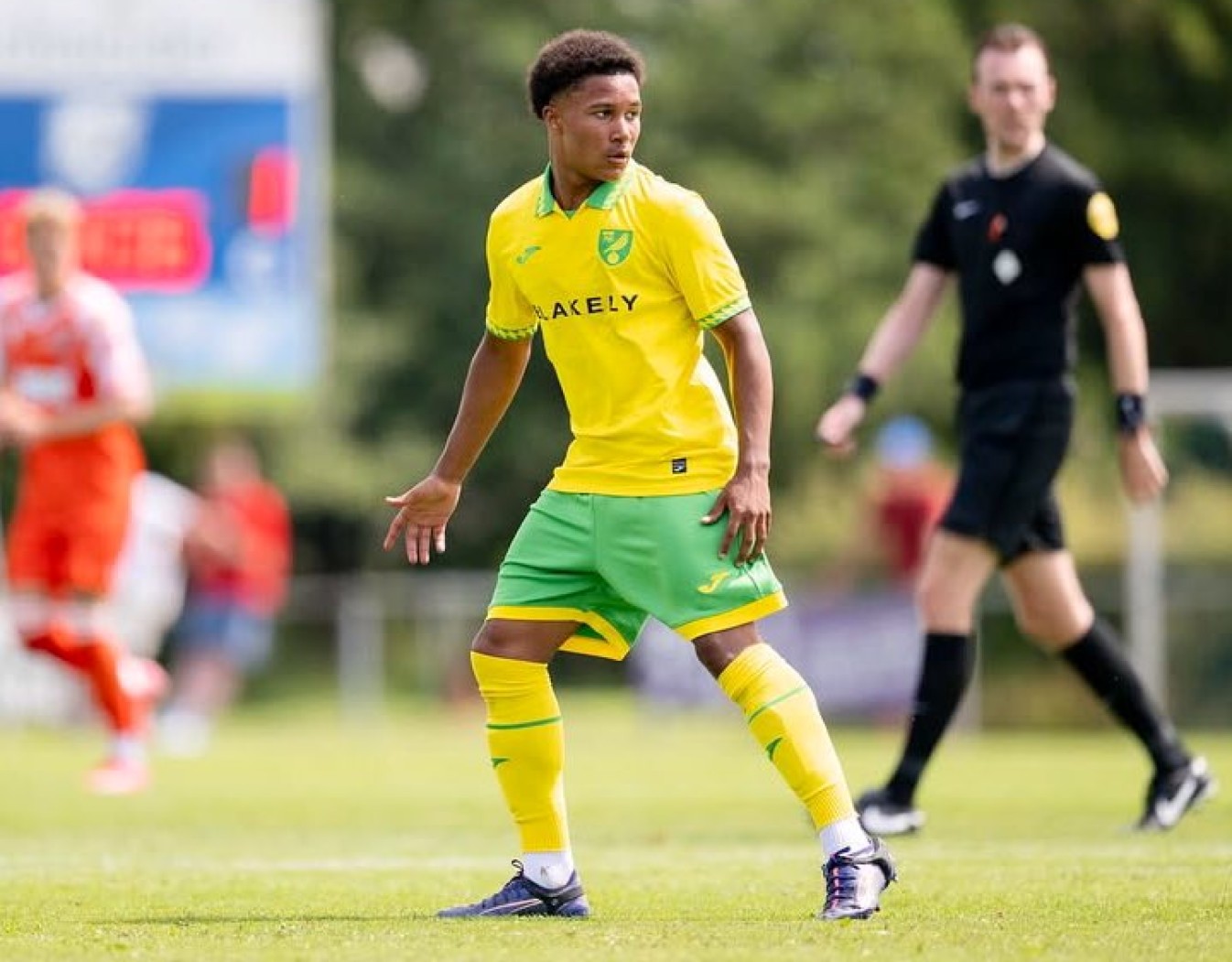 Ajay Tavares pictured in action for Norwich City