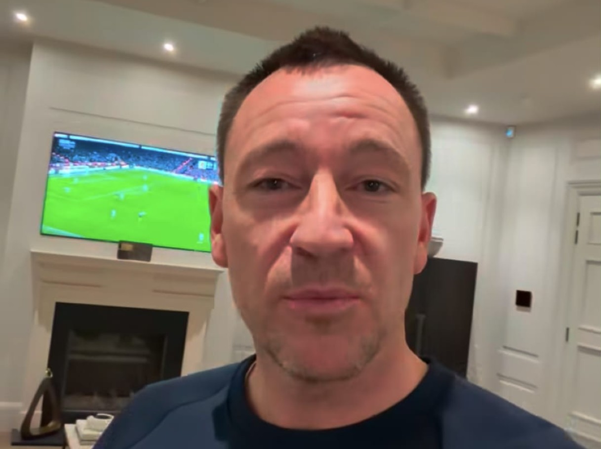 John Terry pictured at home