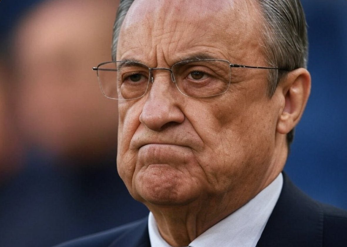 Real Madrid President Florentino Perez