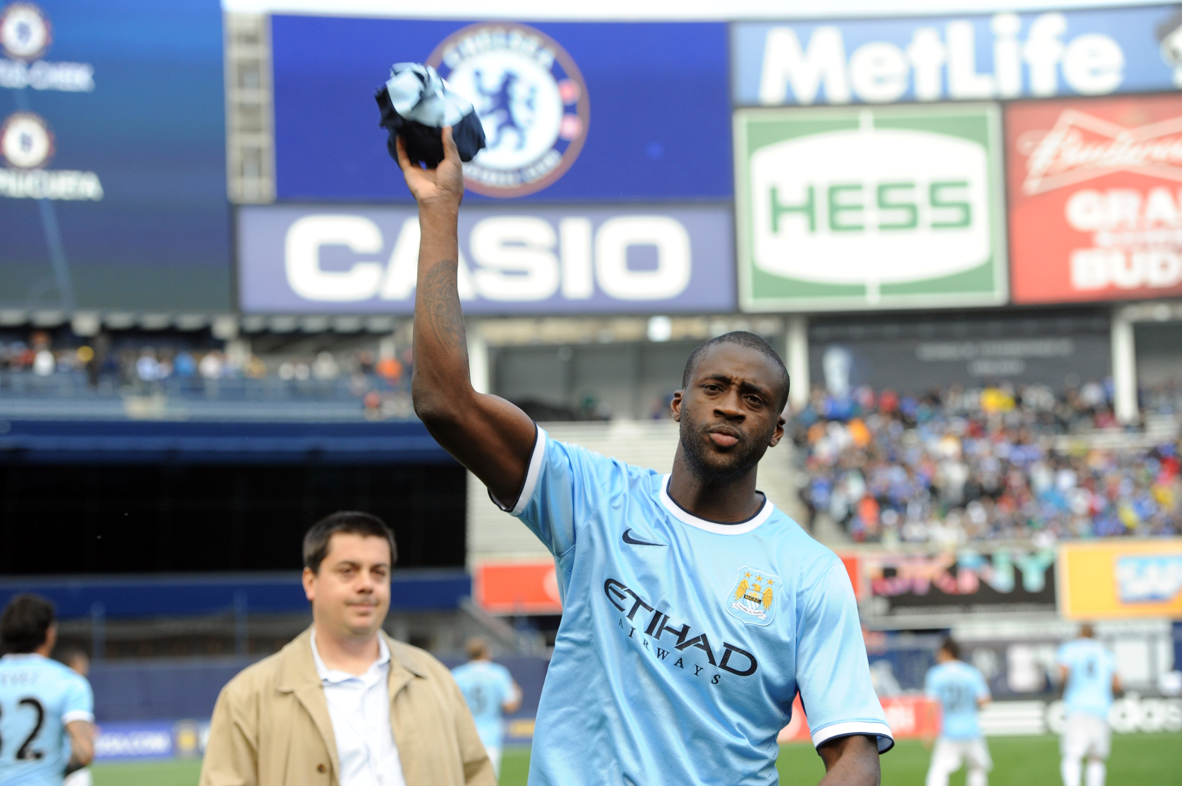 Man City legend Yaya Toure pictured in 2013