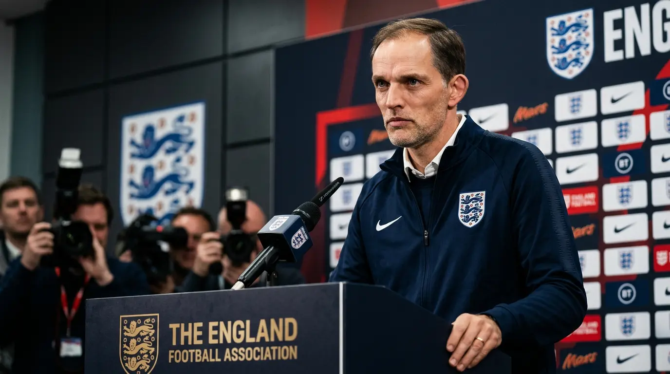 Thomas Tuchel at England press conference announcing his first squad selection