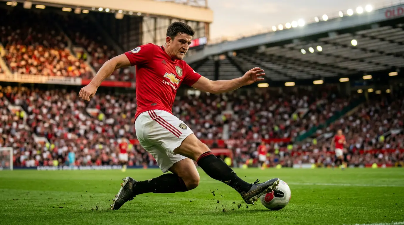 Manchester United midfielder in action during Premier League match at Old Trafford stadium
